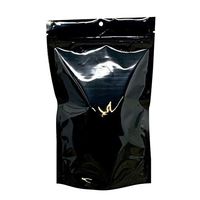 Black Mylar Stand Up Pouch 7.5"x11.5"x3.5" , Pack of 100