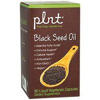 plnt Black Seed Oil Capsules, Supports Immune and Cellular Health, Essential Fatty Acids, Antioxidant, Vegan, NonGMO (90 Liquid Veggie Capsules)