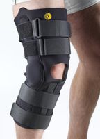 Corflex Range of Motion Hinged Anterior Closure Knee Wrap-XL-CoolTex-No Op Pop no open behind knee
