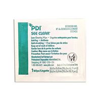 PDI D25431 See Clear Eyeglass Cleaning Wipe , Box, 120, Wipes