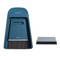 Trkee Mini Broom Dustpan Set Brush for Cleaning Table Countertop Keyboard Car Home