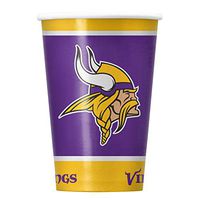 NFL Minnesota Vikings Disposable Paper Cups, Pack of 20