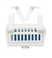 Big D Industries 661 Non-para Toilet Bowl Block, Lasts 30 Days, White, Evergreen Fragrance, Box of 12