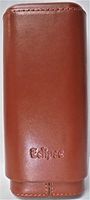 1 Eclipse Brand S Series Luxury Brown Leatherette Cigar Case S3361-Br