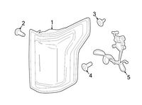 Ford FL3Z-14A411-D - Wire Assembly