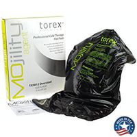 Torex Mojility - Professional Cold Therapy Flat Pack - Reusable Gel Ice Pack (Over-sized Black 12.5" x 18.5")