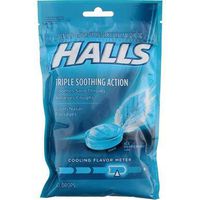 Halls Mentho-Lyptus Drops Ice Peppermint- 30 ct, Pack of 6