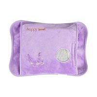 Happy Heat Electric Hand Warmer, Rechargeable Heating Pad- Hot Water Bag for Arthritis and Pain Relief, Lavender