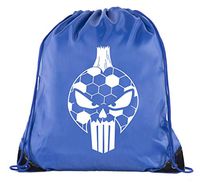 Soccer Party Favors | Soccer Drawstring Backpacks for Birthday Parties, Team events, and much more! - 3PK Royal CA2500SOCCER S6