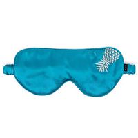 THXSILK 100% Mulberry Silk Sleeping Mask & Blindfold Perfect for Travel, Embroidered Stylish Eyemask