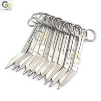 G.S New Pack of 10 O.R Grade Lister Bandage Scissors 5.5" First AID