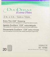 ConvaTec DuoDERM Extra Thin CGF Hydrocolloid Dressing 2 x 4 Inch