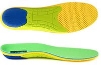 MISO WALK Sports Shock Absorption Insoles for Walking,Hiking, Arch Support Insole,Heel Pain Relief for Sports Shoes,Safety Shoes,Boots and Soldier Shoes,Green, Men's (8-10.5) Women's(9-11.5)