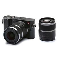 YI M1 4K 20 MP Mirrorless Digital Camera with Interchangeable Lens 12-40mm F3.5-5.6 Lens / 42.5mm F1.8 Storm Black(US Edition)
