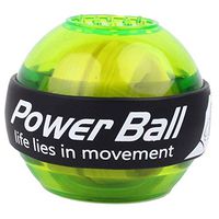 ROCK-FEATHER Powerful Wrist Ball, Good Gym Power Ball Gyroscope Wrists Powerball Exercise Equipment Hand Grip Exerciser Gyro Fitness Ball Muscle Relax Grip Strengthening Gyro Ball Dynamometer Grip (Co