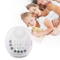White Noise Machine for Sleeping & Relaxation for Baby Sleep Alert Adult Office Travel USB Rechargeable/Battery Timed Shutdown