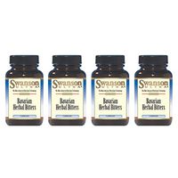 Swanson Bavarian Herbal Bitters 120 Caps 4 Pack