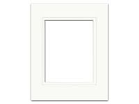 PA Framing, Double Mat, 16 x 20 Inches Frame for 11 x 14 Inches Photo Art Size - White Core/White Upper and Inner Mat