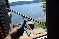 Window Cleaning Squeegee & 18 inch stainless channel Trident Brand NEW