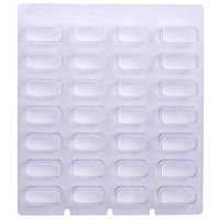 Apothecary Products Disposable Blister Cards for Pill, Medicine, Vitamin | Weekly, 4 Times a Day, AM PM | Use with Cold Seal System Planner | Case of 250