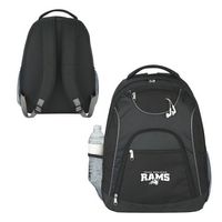 Texas Wesleyan The Ultimate Black Computer Backpack 'Primary Mark'