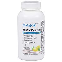 Mintox Plus Antacid Tablets - 100ct.