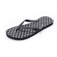 Emimarol Women Beach Summer Casual Flip Flop Sandals Rubber Flip Flops Thong Sandal Beach Slipper Black