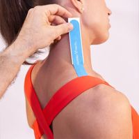 SpiderTech PowerStrips - 10-Pack of Kinesiology Tape Precut I Strips - Blue