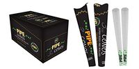 Pipe Cones Classic pre-Rolled Rolling Papers King Size, Tubes + Filters, 72 pcs in Box, Packed in 24 Personal Cases