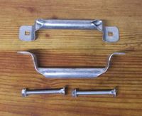 Pair Garage Door 6.5" Lift Handles w/Hardware DIY Truck Overhead Shed Barn