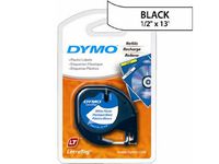 DYMO 1/2INCH (12 MM) Plastic LETRATAG Tape