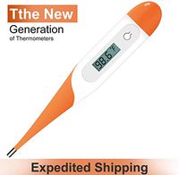 Medical Digital Thermometer, Fever Thermometer for Babies, Children and Adults, Accurate Fast Temperature Reading Body Thermometer for Oral, Armpit or Rectal Temperature