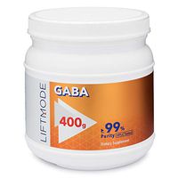 LiftMode GABA Powder Supplement - Gamma Aminobutyric Acid for Stress, Sleep, Relaxation & Mood | Vegetarian, Vegan, Non-GMO, Gluten Free - 400 Grams (2000 Servings)