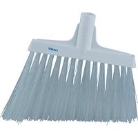 Vikan 29145 Heavy Duty Sweep Floor Broom Head, PET Bristle, Polypropylene Block, 11", White