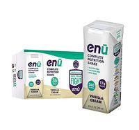 ENU RTD Vanilla Whey Protein Shake 17g (36 Pack) | Lactose & Gluten Free, Non-GMO Workout Drink For Muscle Gain | Healthy Weight Gain Nutrition Drink