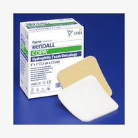 Kendall Copa Hydrophilic Foam Dressing - 4x4" Case of 50 - KND55544_CS