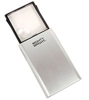Mighty Bright 86012 Lighted Pop-Up Magnifier, Silver