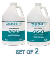 Fresh Products Bio Conqueror 103 Multi Purpose Cleaner Choice of Cherry, Lemon, Spring Time, Green Apple, Tutti Fruitti 1 GAL [SET OF 2] (Green Apple)