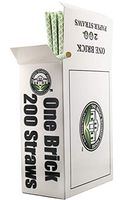 Large Diameter Paper Straw .3125" 8 mm | Perfect for Thick Beverages | Biodegradable Drinking Straws | 200 Pack | FDA Approved