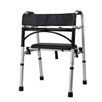 BNSDMM rollator Walker with seat Walker - Foldable Multi-Functional Aluminum Walker Rehabilitation Equipment for The Elderly