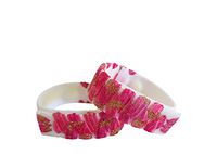 Adjustable Motion Sickness Bracelets for Nausea (Pink) Medium/Average Adult Size 8"