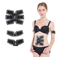 Smart Fitness Instrument,Muscle Toner, Toner EMS Muscle Stimulator Belt Abdominal Muscle Fitness Equipment for Men & Women,Black