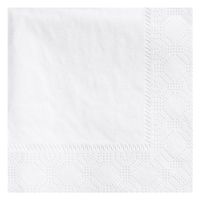 Hoffmaster 345000 710-W Beverage Napkin, Regal Embossed, 1 Ply, 1/4 Fold, 9-1/2" x 9-1/2", White (Pack of 4000)