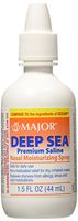 Major Pharmaceuticals Deep Sea Saline Generic for Ocean Nasal Moisturizing Spray, 8 Count,1.5 fl oz