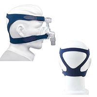 Universal Headgear Full Mask Replace Part CPAP Ventilator Headband (Without Mask) (Blue)