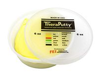 FEI 10-0910 Can-Do Theraputty Exercise Material, X-Soft, 6 oz, Yellow