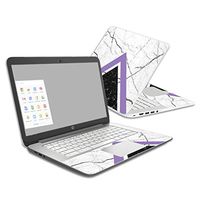 MightySkins Skin Compatible with HP Chromebook 14 (2014) - Geometric Marble | Protective, Durable, and Unique Vinyl Decal wrap Cover | Easy to Apply, Remove, and Change Styles | Made in The USA