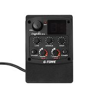 Andoer Cherub G-Tone GT-6 Acoustic Guitar Preamp Piezo Pickup 3-Band EQ Equal.