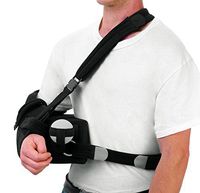 CoreLINE Shoulder Sling with 5 Degree Abduction Pillow Black (X-Large)