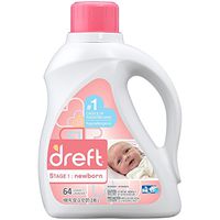 Dreft Stage 1: Newborn Liquid Laundry Detergent (HE), 100 Fluid Ounce, 64 Loads